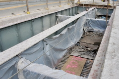 January 2021 - The concrete deck has been removed and the contractor will repair the structural components.