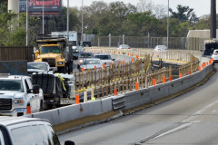 October 2019 - The contractor is rebuilding the median of the U.S. 1/Roosevelt Expressway viaduct in North Philadelphia before shifting work to the southbound side next year.