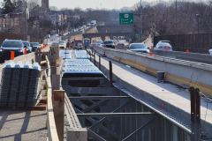 March 2021 - Demolition of the southbound left lane.