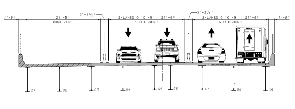 US 1 WAV construction stage 3 graphic